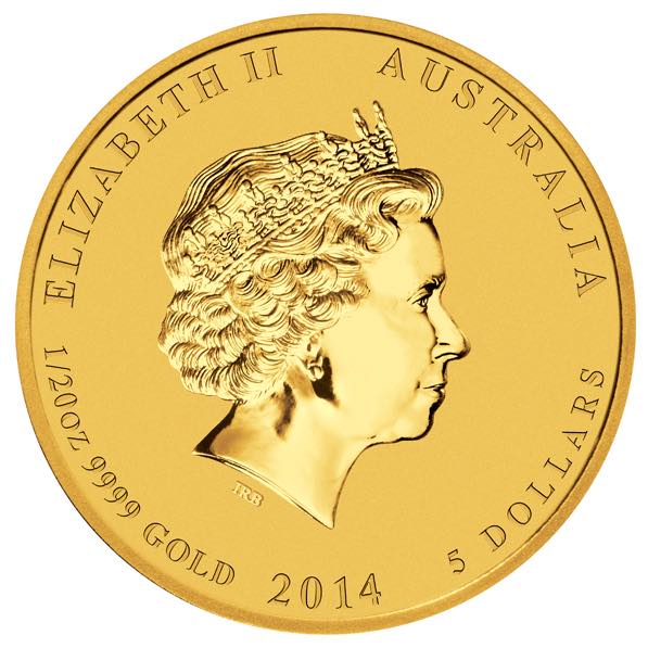 Lunar 2 Pferd 5 Dollar 2014