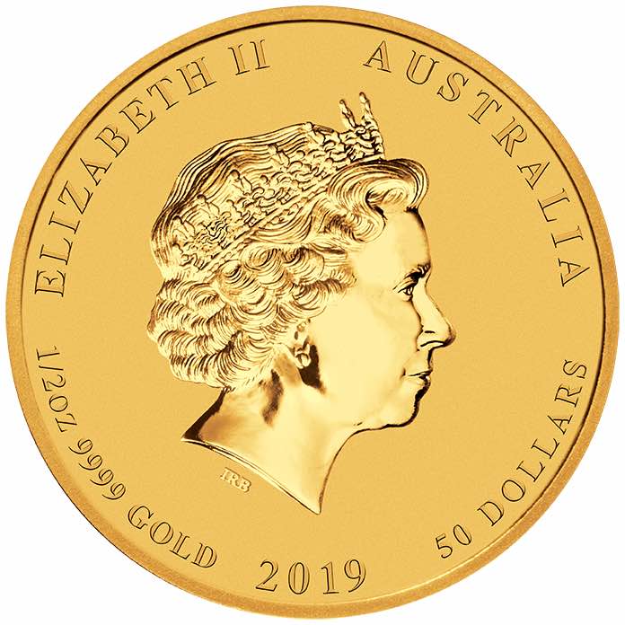 50 Dollar Lunar Schwein 2019 