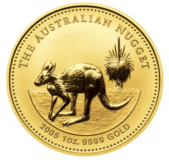 Australien Godmünze Känguru 1 Unze 2005