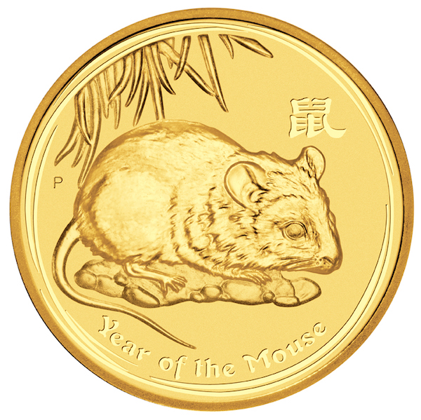 Lunar II Maus 1/2 Unze Goldmünze kaufen und verkaufen