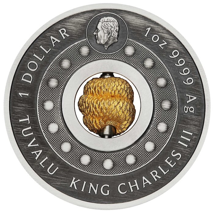 1 Dollar Rotating Charm Silbermünze 2025