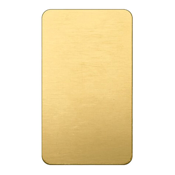Rückseite Heimerle und  Meule 0,5 Gramm Gold Rückseite