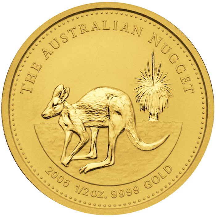 Australien Känguru 1/2 Unze Gold 2005 