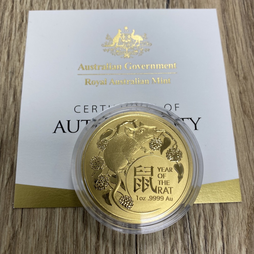 1 Oz Gold Royal Australian Mint Maus 2020
