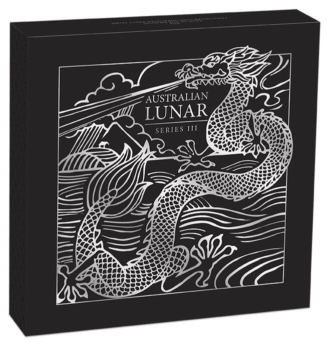 Umverpackung Privy Mark 1 KG Silber Drache 2024
