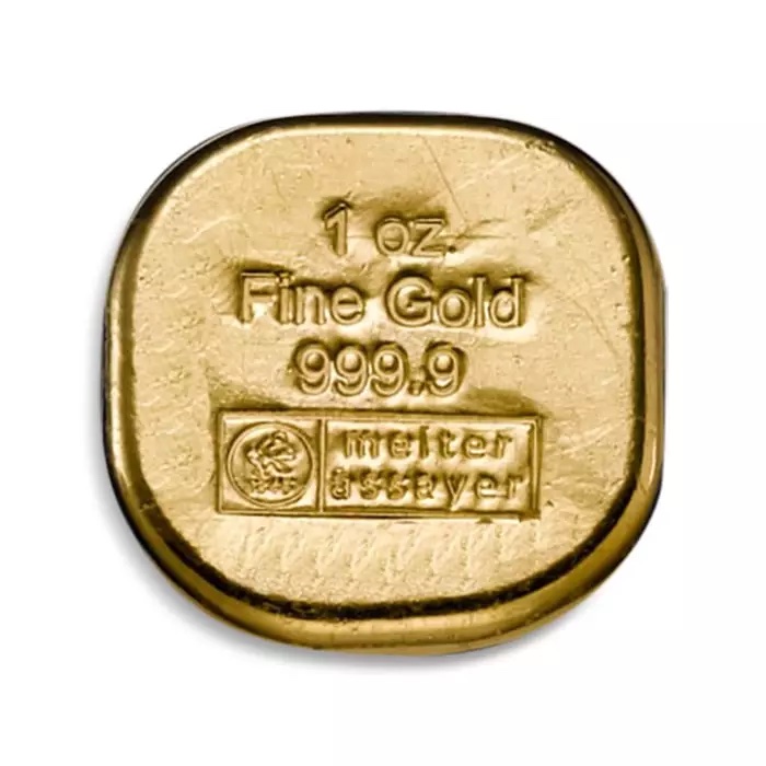 Heimerle + Meule 1 Unze Goldbarren gegossen 