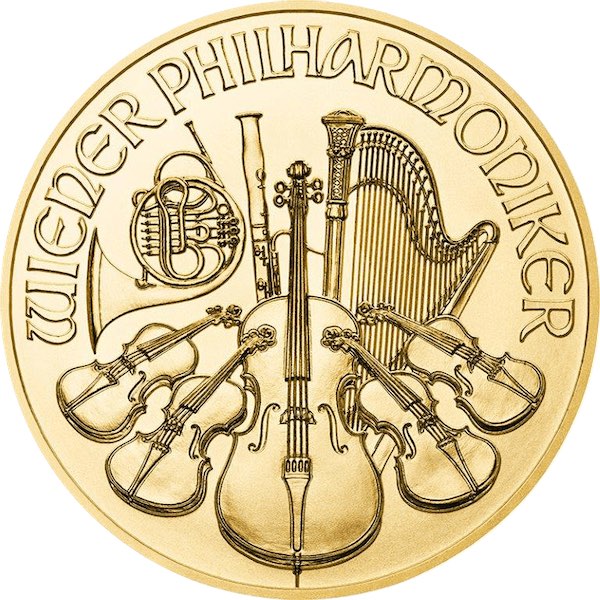 Wiener Philharmoniker 1/10 Unze Goldmünze