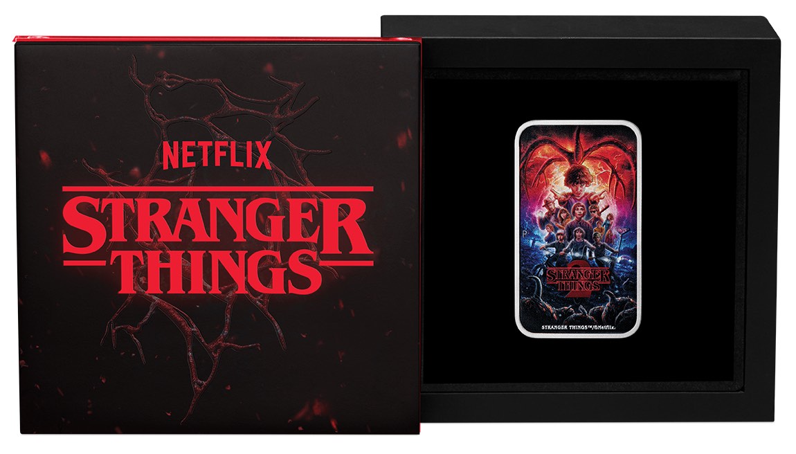 Sammlerbox Stranger Things 1 Unze Silber 2026