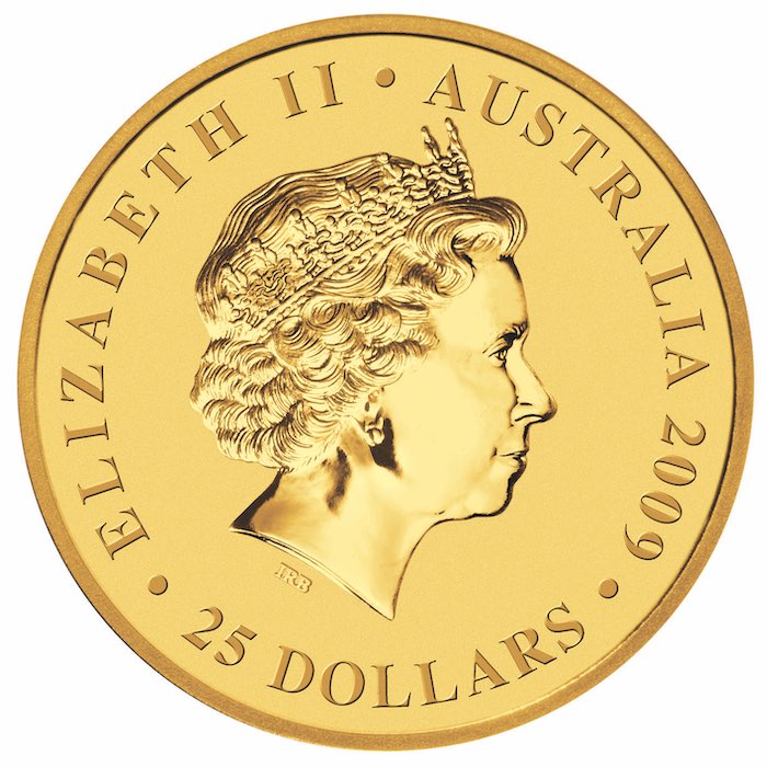 25 Dollar Gold Känguru 2009