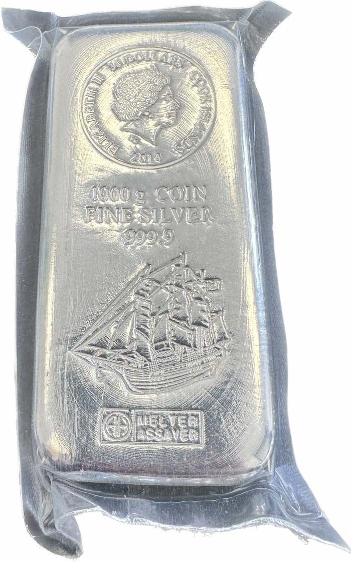 Cook Island Heraeus 1 kg silber