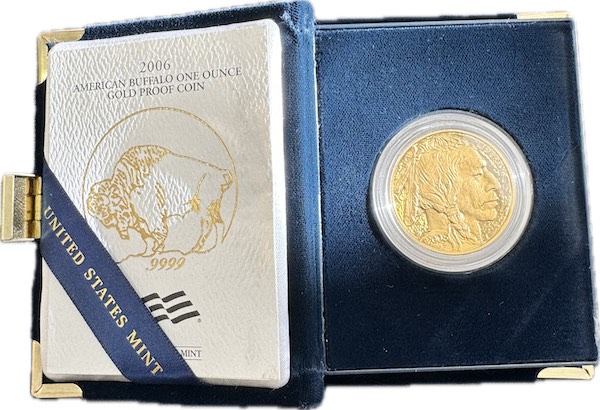 Buffalo 1 Unze Gold 2006 Polierte Platte 2006