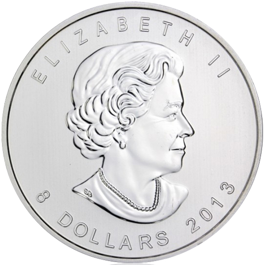 Kanada Polarbär 2013 1,5oz Silber Avers Elizabeth II