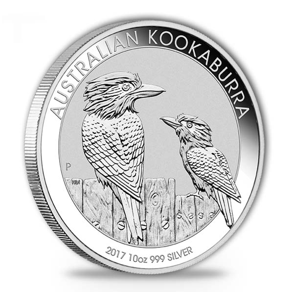 Australien Kookaburra 10 Unzen Silbermünze 2017