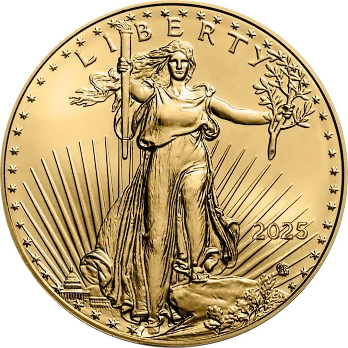 American Eagle Goldmünze 1/2 Unze 2025 kaufen oder verkaufen