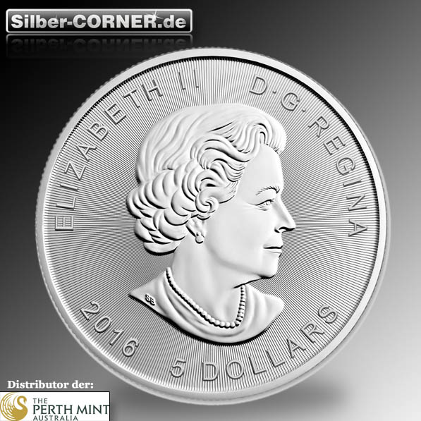 Wertseite Kanada Superman Silber 2016 Queen Elizabeth II.