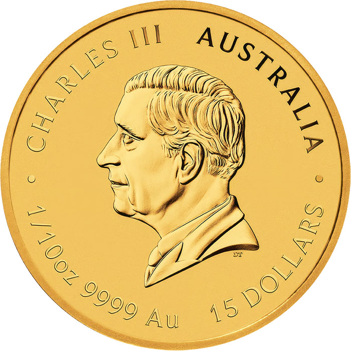 Lunar 3 15 Dollar Pferd Gold farbig 2026