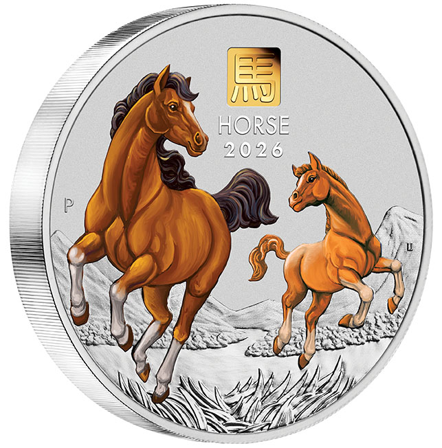 Lunar 3 - Pferd - 1 Kilogramm Privy Mark 2026 