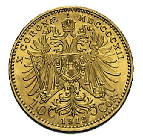 Österreich 10 Kronen Goldmünze verschiedene Jahrgänge