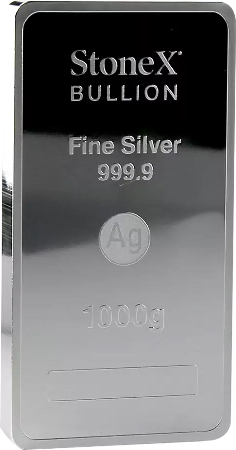 1 KG Silberbarren Stone X Bullion