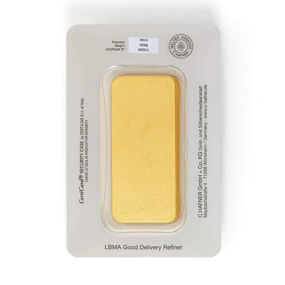 1 KG Hafner Goldbarren