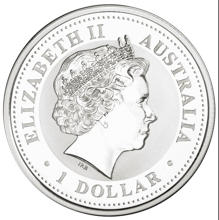 1 Dollar Lunar Pferd Silber 2002