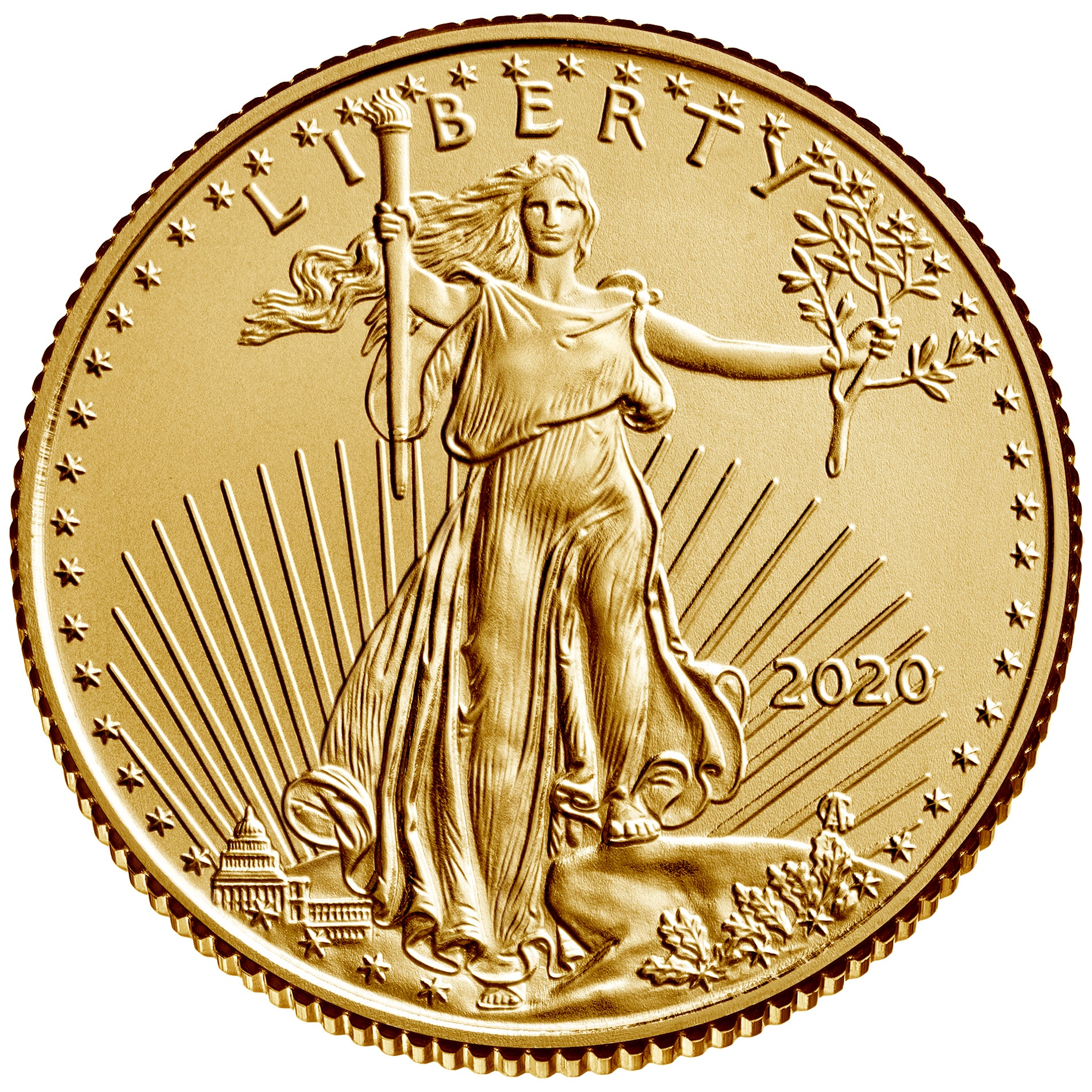 American Eagle 1/4 Unze Goldmünze verschiedene Jahrgänge