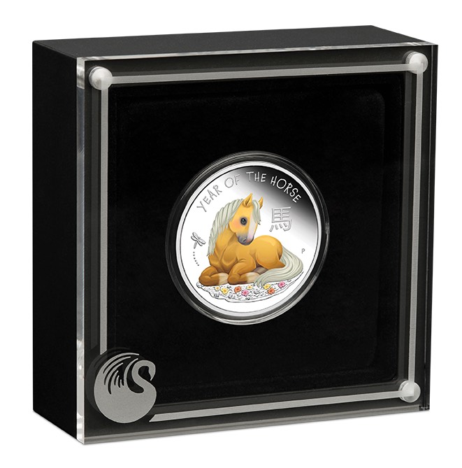 Baby Pferd 1/2 Oz Silber Pferd 2026 Box 