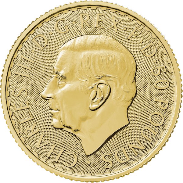 50 Pfund Goldmünze Britannia 2025