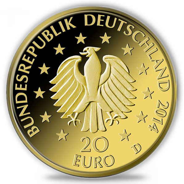 20 Euro Deutscher Wald Kastanie