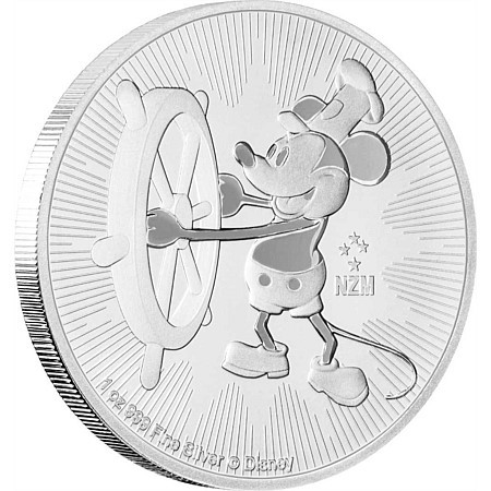 Steamboat Willie 1 Oz Silber 2017 Rückseite Mickey Mouse kaufen