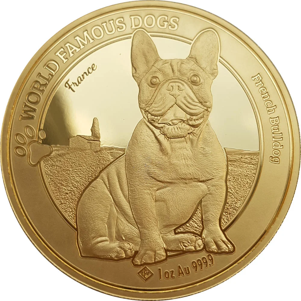 French Bulldog 1 Oz Gold 2022 