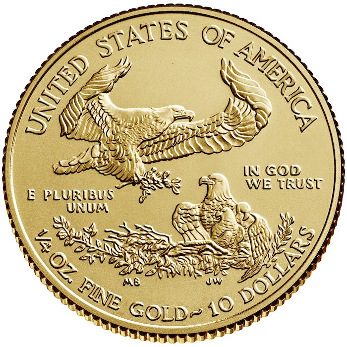 American Eagle 10 Dollar 1/4 Unze Goldmünze