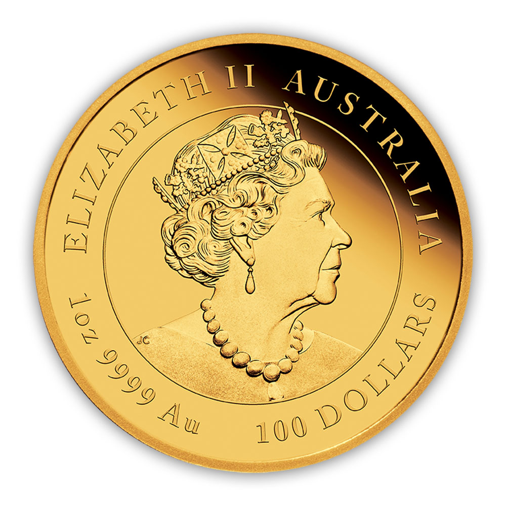 100 Dollar Jahr der Maus Goldmünze 2020 Polierte Platte