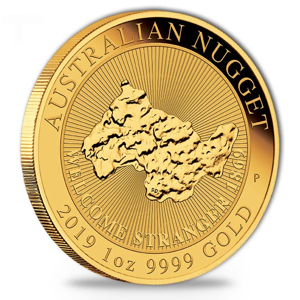 Australien Nugget Welcome Stranger 1 Unze Gold 2019