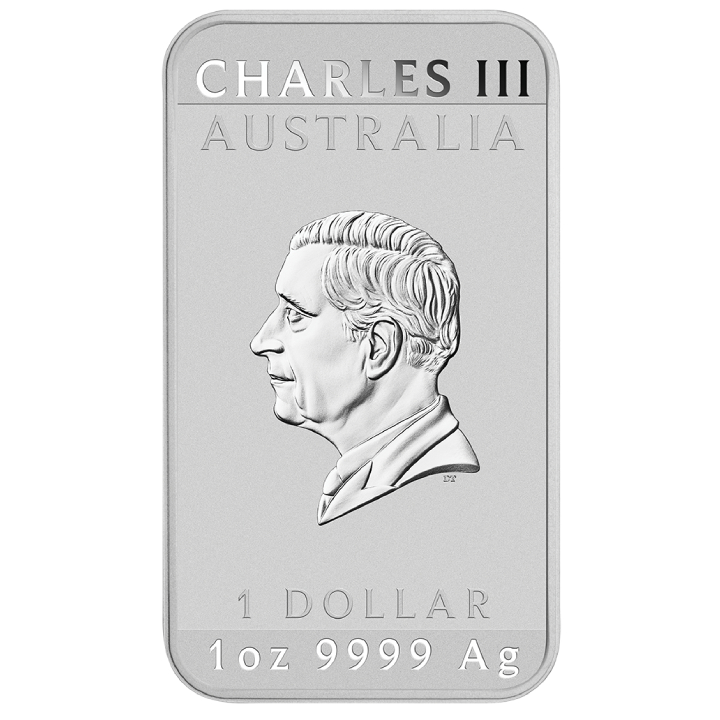 1 Dollar Rectangular Drache Silbermünze 2024
