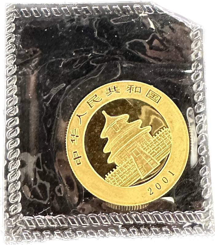 2001 Panda Gold 1/2 Oz Gold