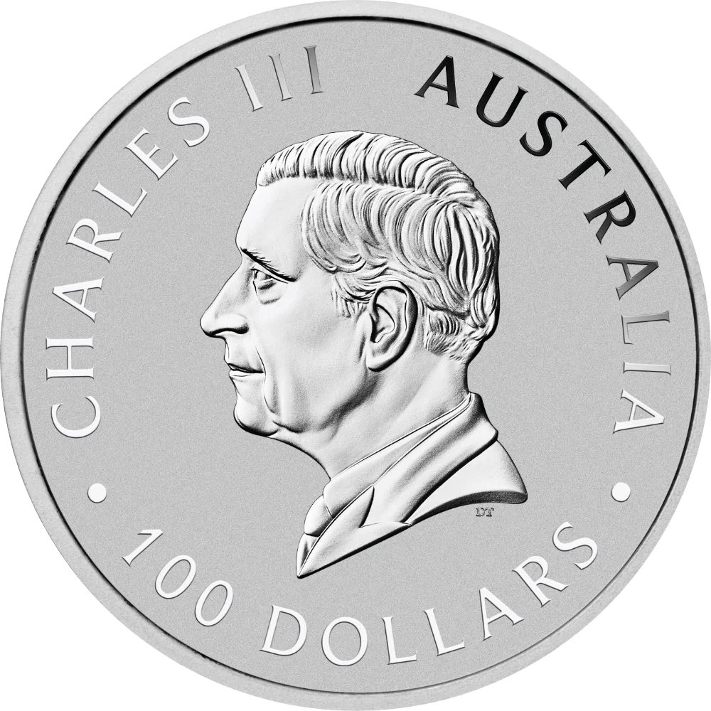 100 Dollar Platin Münze Känguru 1 Unze