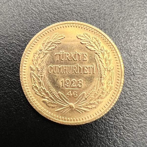 Gold 100 Piaster Türkei