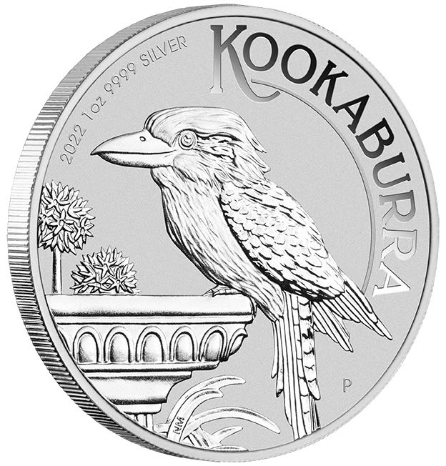 Australien Kookaburra 1 Unze Silbermünze 2022