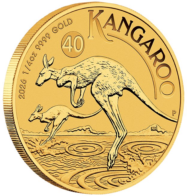 Känguru 1/4 Unze Goldmünze 2026 hier kaufen und verkaufen