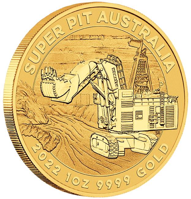 Super Pit 1 Unze Goldmünze 2022