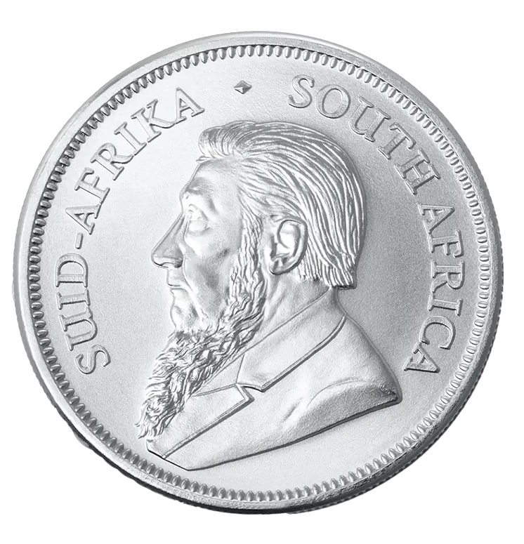 Krügerrand Silber 1 Unze 2026 Vorderseite Paul Kruger