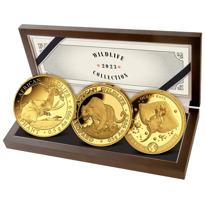 World Wildlife Collection 2023 3 x 0,5 Gramm Gold