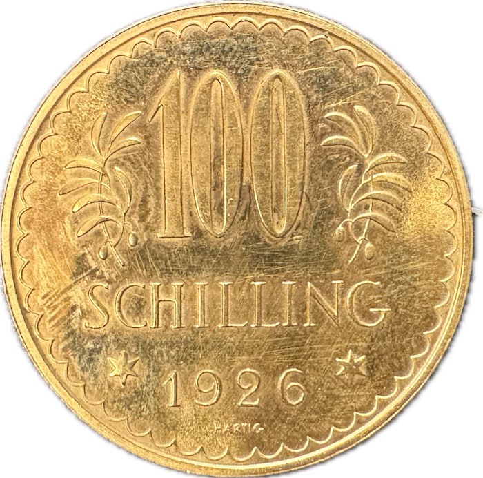 100 Schilling Republik Österreich Goldmünze kaufen