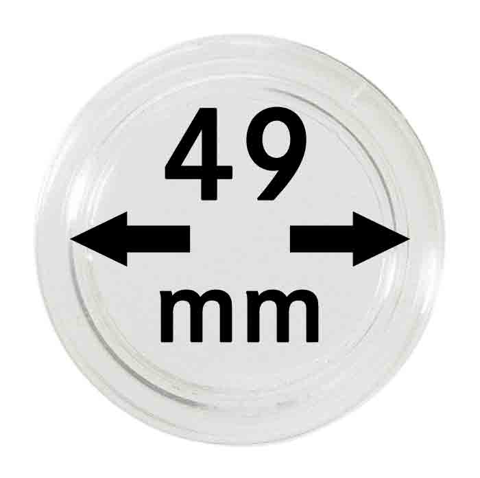 Münzkapsel Lindner 49mm