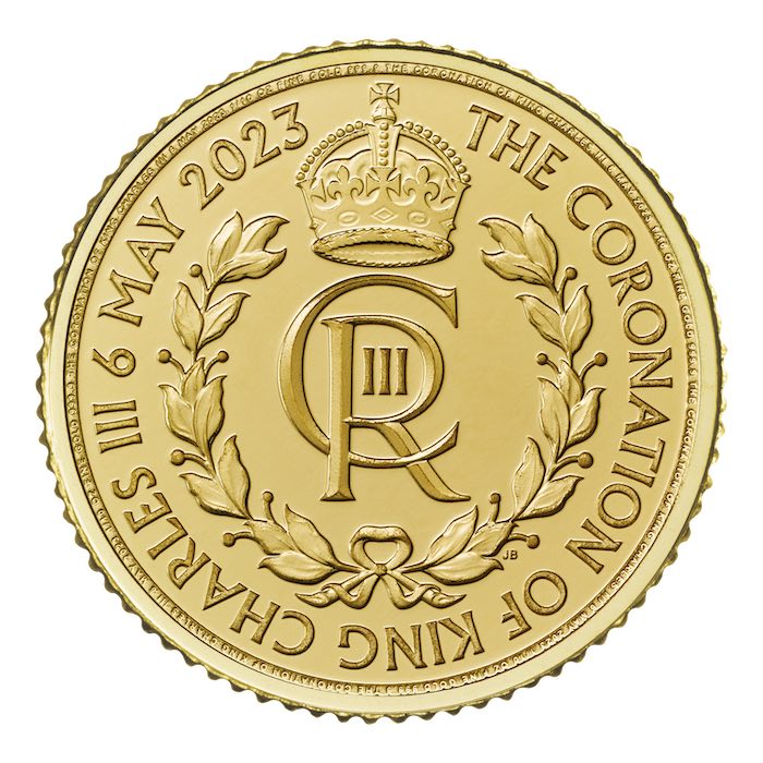 1/10 Oz Goldmünze King Charles Coronation