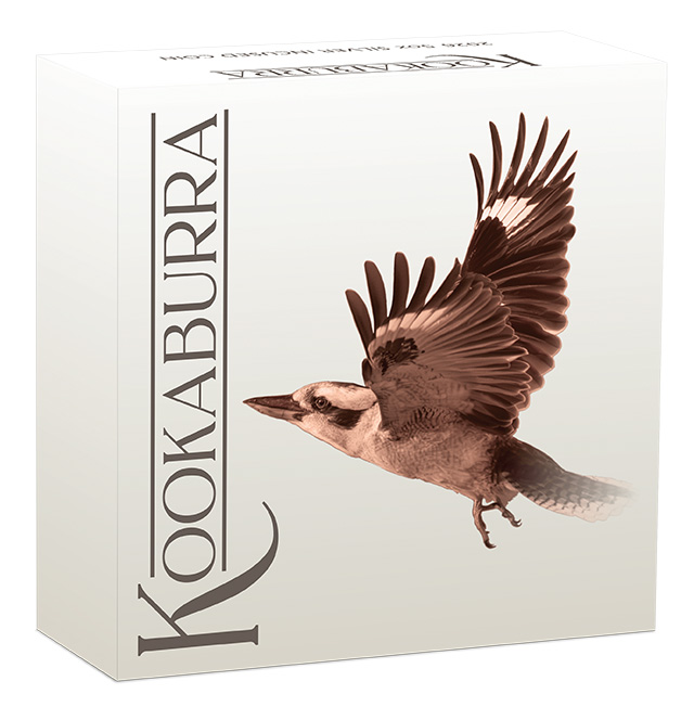 Kookaburra Incused Umverpackung 2026 5 Oz Silber