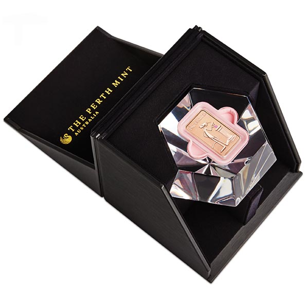 Verpackung Pink Panther Goldmünze