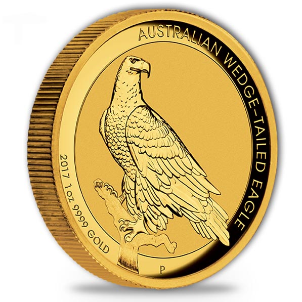 Wedge Tailed Eagle 1 Oz Gold High Reilef 2017