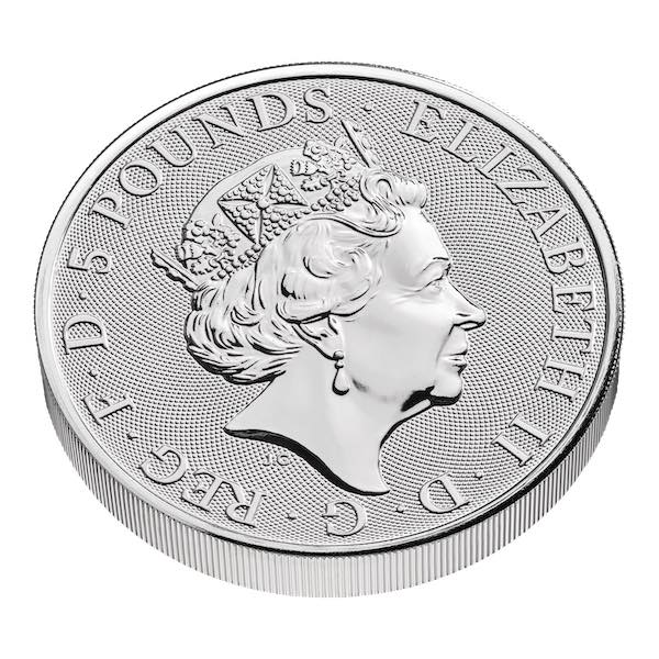2 Pfund Lion of England Silber 2022